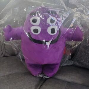 Cactus Plant Flea Market X McDonald's Plush Grimace NEW IN HAND CPFM